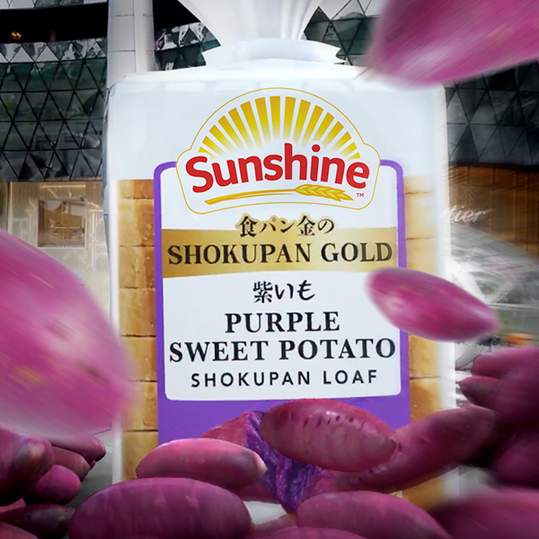 SUNSHINE BAKERIES - SHOKUPAN GOLD Purple Sweet Potato Shokupan Loaf Launch Campaign